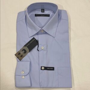Geoffrey Beene Men's Light Blue Dress Shirt